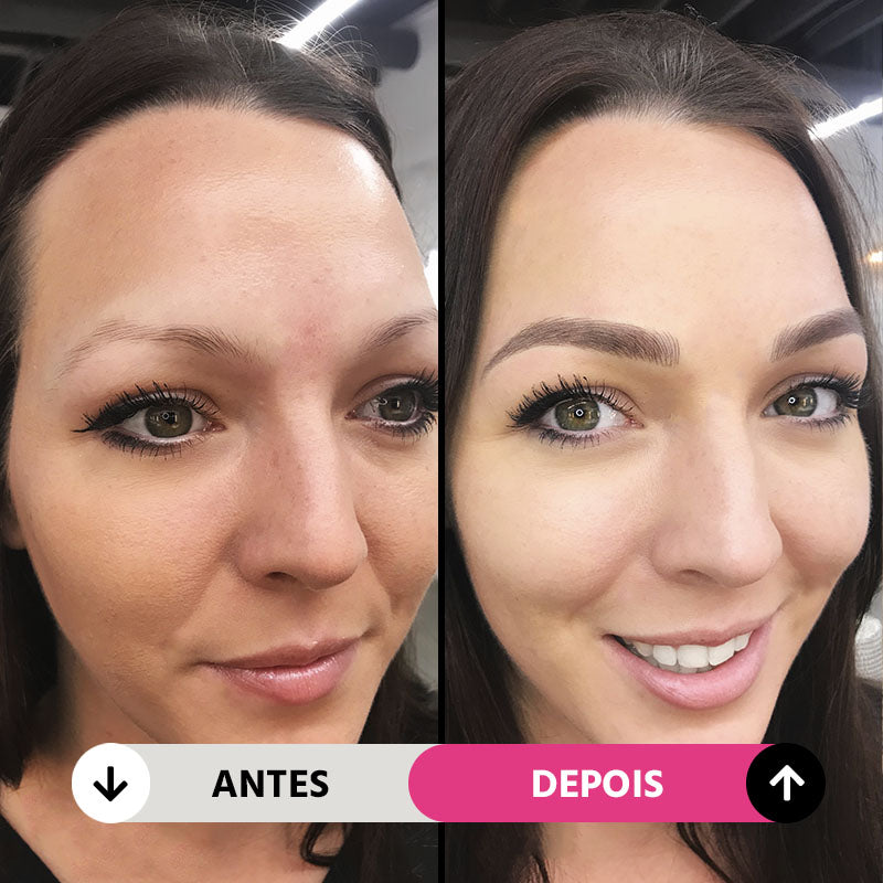 Caneta Fio a Fio Natural Microblading para Sobrancelha a Prova D'água